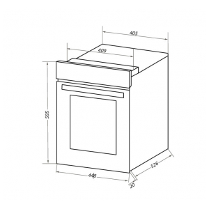 Электрический духовой шкаф Maunfeld EOEC516B