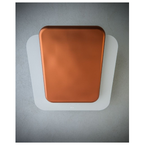 Наклонная вытяжка Sirius SLTC103 SQUARES white/copper