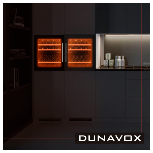 Встраиваемый винный шкаф Dunavox DAB-41.83DB