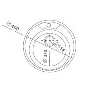 Кухонная мойка Seaman Eco Wien SWT-490 Gold (Polish х12) PVD