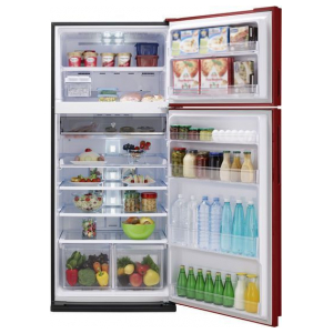 Отдельностоящий двухкамерный холодильник Sharp SJXP59PGRD