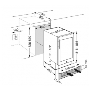 Встраиваемый винный шкаф Liebherr UWKes 1752