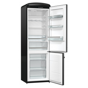 Отдельностоящий двухкамерный холодильник Gorenje ORK192BK