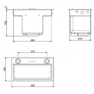 Встраиваемая вытяжка Smeg KSEG58PXE