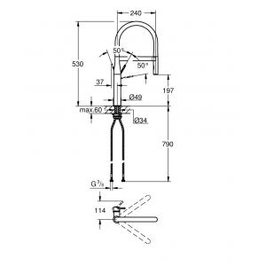 Смеситель Grohe Essence 30294000