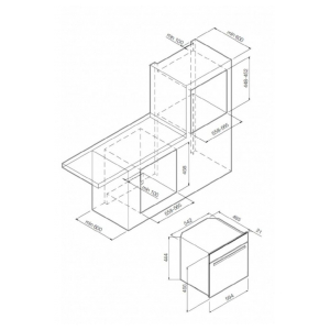 Встраиваемая микроволновая печь Graude MWG 45.0 W