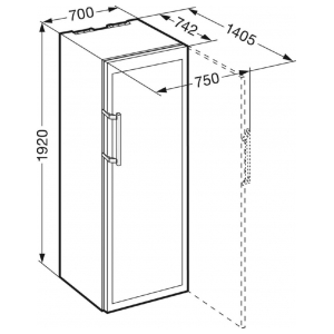 Отдельностоящий винный шкаф Liebherr WTes 5972