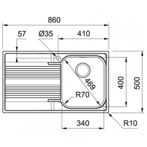 Кухонная мойка Franke SRX 611-86 (101.0368.249)