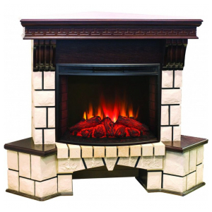 Каминокомплект Real Flame Stone Corner new 25/25,5 + Evrika 25,5 LED