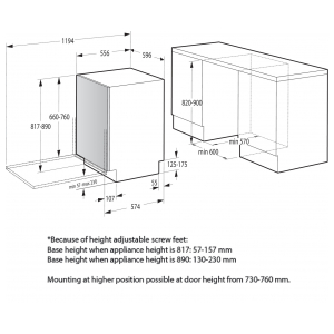 Встраиваемая посудомоечная машина Gorenje GV671C60