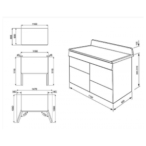 Варочный центр Smeg TR4110IBL