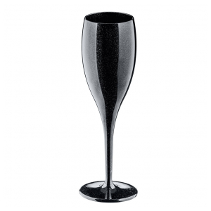 Набор бокалов для шампанского Koziol CHEERS NO. 1, 100 мл, чёрный