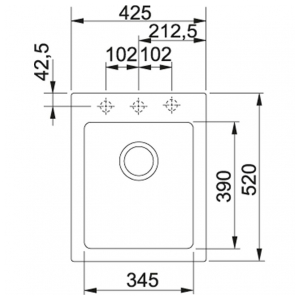 Кухонная мойка Franke MRG 610-42 Fragranite Бежевый