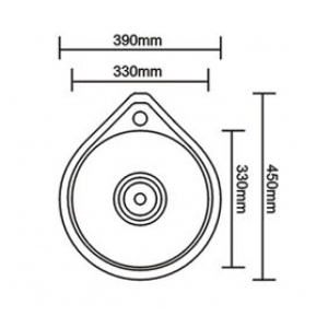 Кухонная мойка Seaman Eco Wien SWT-3945 Gold (Polish х12) PVD