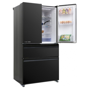 Отдельностоящий многокамерный холодильник Mitsubishi Electric MR-LXR68EM-GBK-R