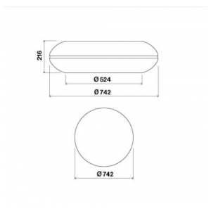 Островная вытяжка Falmec CIRCLE.TECH LOOP IS.74 Gunmetal