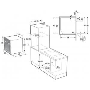 Электрический духовой шкаф Gorenje BCS798S24X