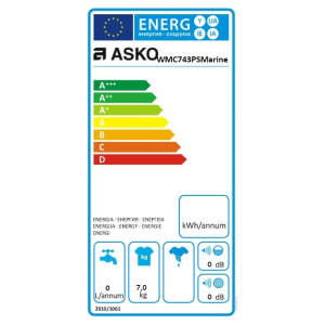 Отдельностоящая стиральная машина Asko WMC743PSMarine