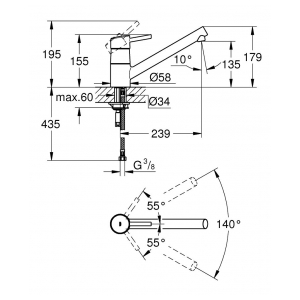 Смеситель Grohe Concetto 32659001