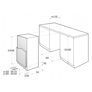 Встраиваемый однокамерный холодильник Gorenje RIU6092AW