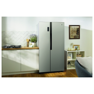 Отдельностоящий Side-by-Side холодильник Gorenje NRS9181MX