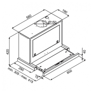 Встраиваемая вытяжка Kuppersberg SLIMBOX 60 X