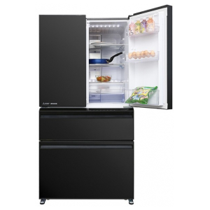 Отдельностоящий многокамерный холодильник Mitsubishi Electric MR-LXR68EM-GBK-R