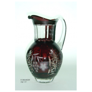 Кувшин Ajka Crystal Grape Dark ruby 1200 мл