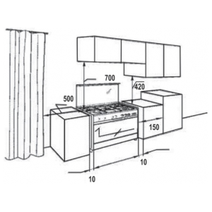 Газовая плита Korting CKE 98051 CRI