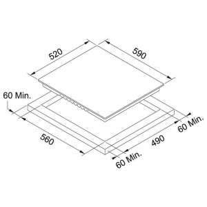 Электрическая варочная панель Franke FHR 604 C T WH