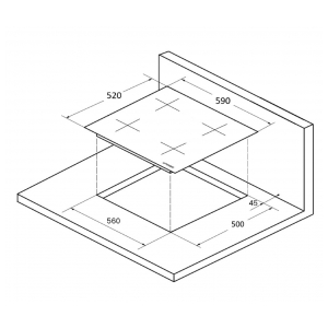 Индукционная варочная панель Kuppersberg ICS 604 C