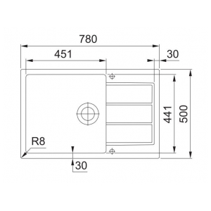 Кухонная мойка Franke SID 611-78/45, оникс (114.0489.216)