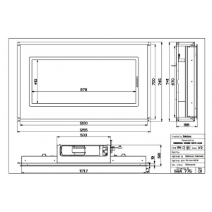 Потолочная вытяжка Faber HEAVEN GLASS 2.0 WH FLAT A120