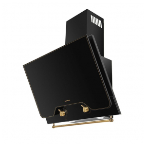 Пристенная вытяжка Maunfeld Retro Quadr 60 Glass Black/ accessories Gold
