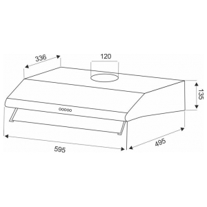 Подвесная вытяжка Exiteq EX-1056 INOX