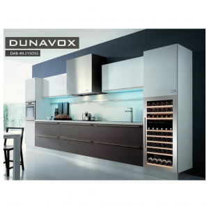 Встраиваемый винный шкаф Dunavox DAB-89.215DSS