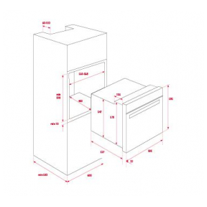 Электрический духовой шкаф Teka HLB 840 WHITE