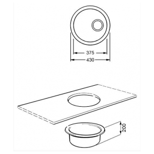 Кухонная мойка Smeg UM103P