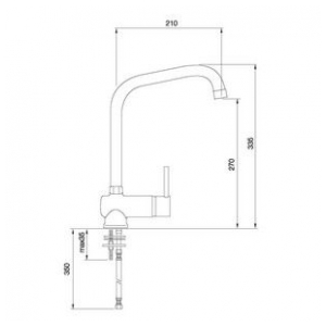 Смеситель Italmix INDUSTRIAL ID 0630 CHR