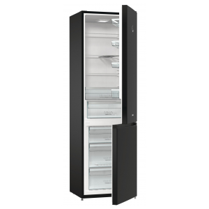 Отдельностоящий двухкамерный холодильник Gorenje RK6201SYBK