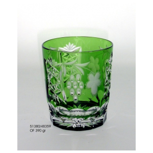 Стакан для напитков Ajka Crystal Grape Emerald низкий 390 мл