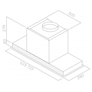 Встраиваемая вытяжка Elica HIDDEN IX/A/60