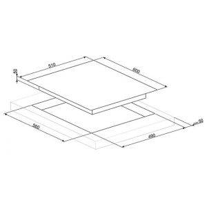 Индукционная варочная панель Smeg SIM662WLDX