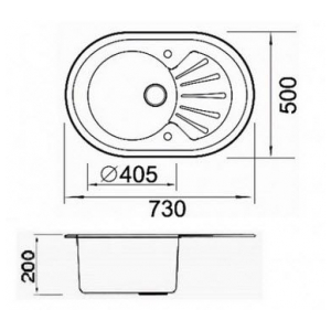 Кухонная мойка Seaman Eco Glass SMG-730W Gold.B (PVD)