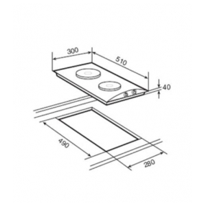 Электрическая варочная панель Teka EM/30 2P S. STEEL (EXP)