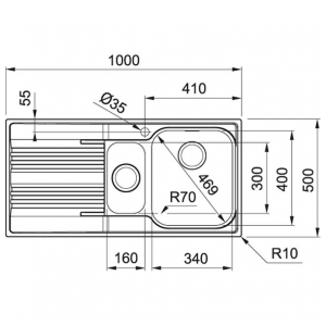 Кухонная мойка Franke SRX 651 (101.0368.322)