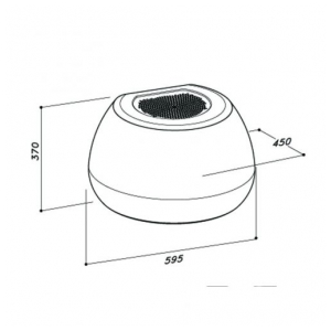 Пристенная вытяжка Sirius SLT106 LINK white