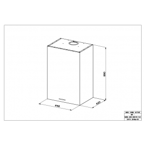 Пристенная вытяжка Faber CUBIA GLOSS PLUS EV8 WH A45 