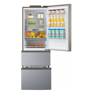 Отдельностоящий многокамерный холодильник Korting KNFF 61889 X