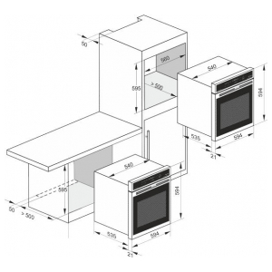 Газовый духовой шкаф Kaiser EG 6372